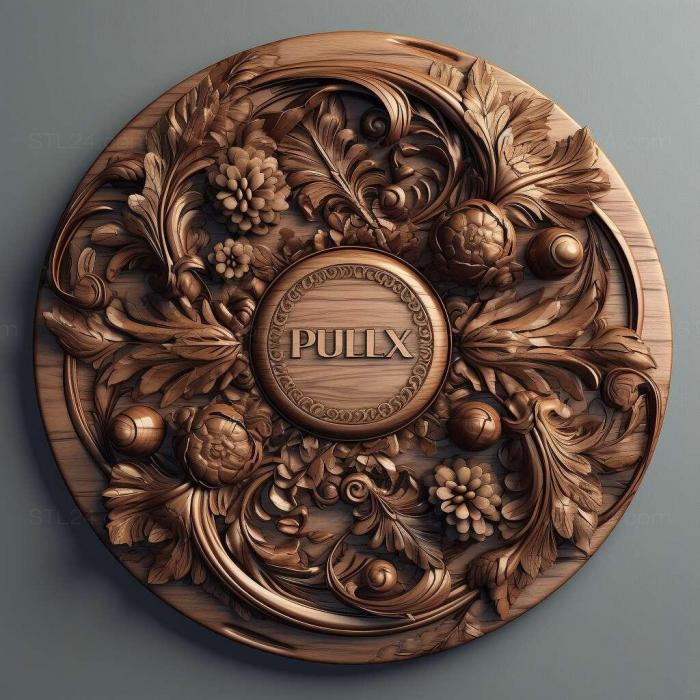 Patterns and decorations (stl Pulex 3, PATTERN_2723) 3D models for cnc